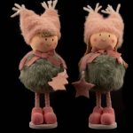 910106-1-Ružová bábika dekorácia 16cm