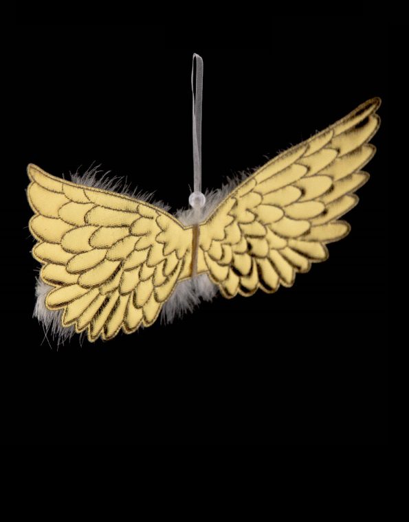 910126-4-Anjelské krídla zlaté 23cm