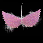 910127-1-Anjelské krídla bielo ružové 23cm