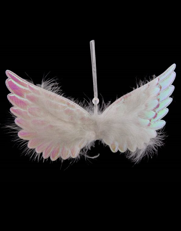 910127-4-Anjelské krídla bielo ružové 23cm